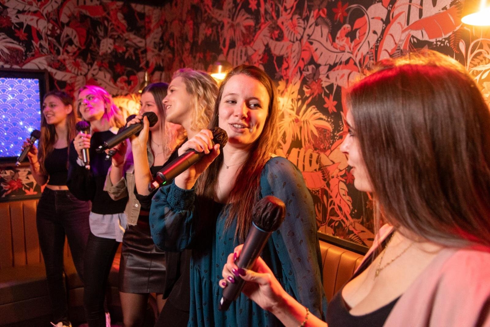 Session Musikall de femmes chantant lors d’un EVJF à Reims